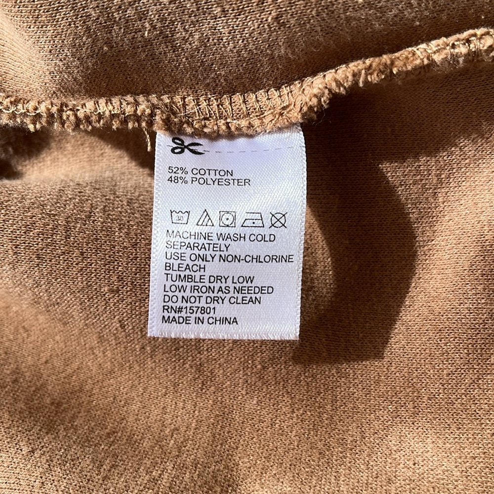 Lily & Lottie Taupe Wilder Sherpa Shacket with Front Pockets and Patched Elbows - Picture 8 of 8